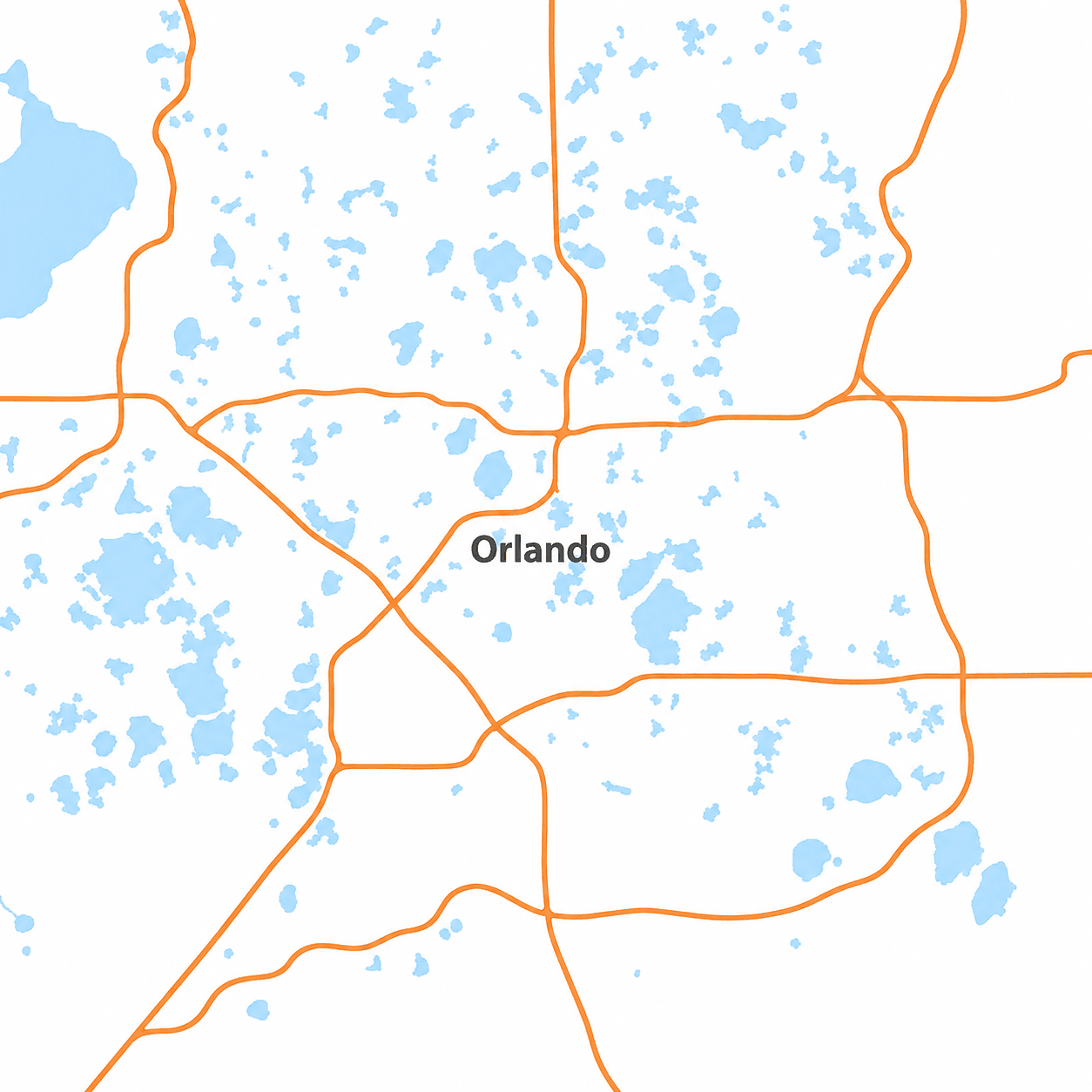 Greater Orlando coverage map